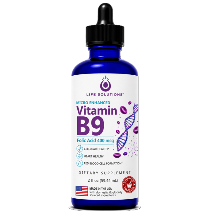 Liquid Vitamin B9 Dropper – 2 oz