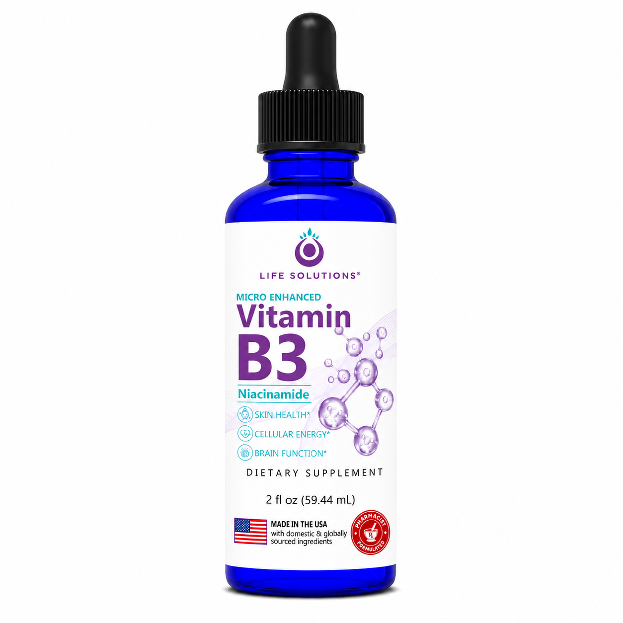 Liquid Vitamin B3 Dropper