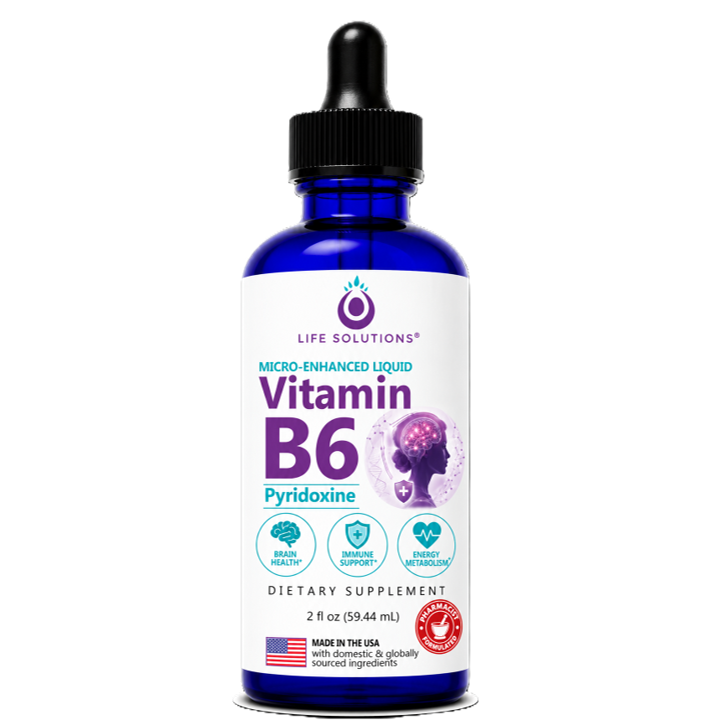 Liquid Vitamin B6 Dropper - 2 oz