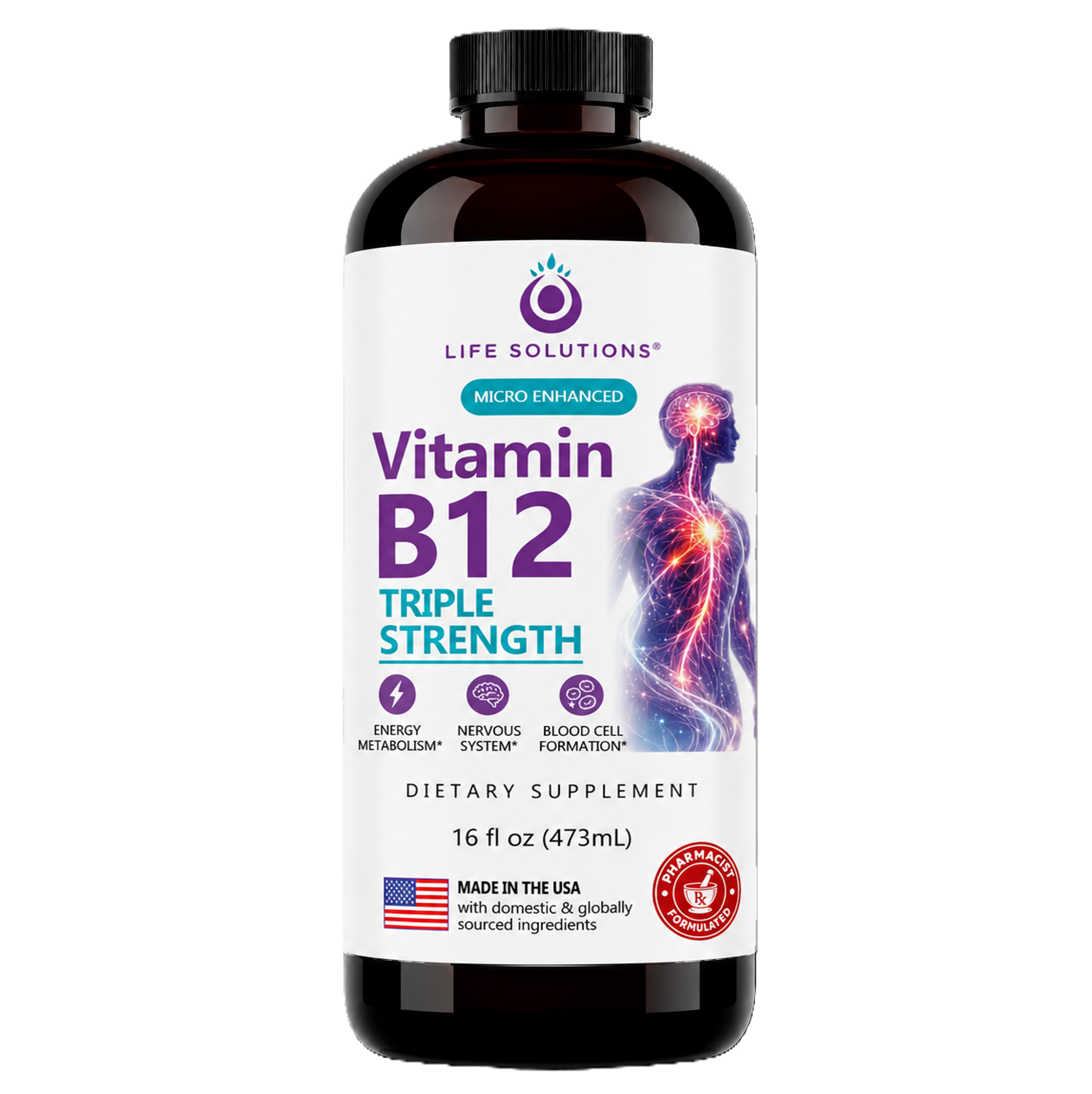Liquid Vitamin B12 Triple Strength