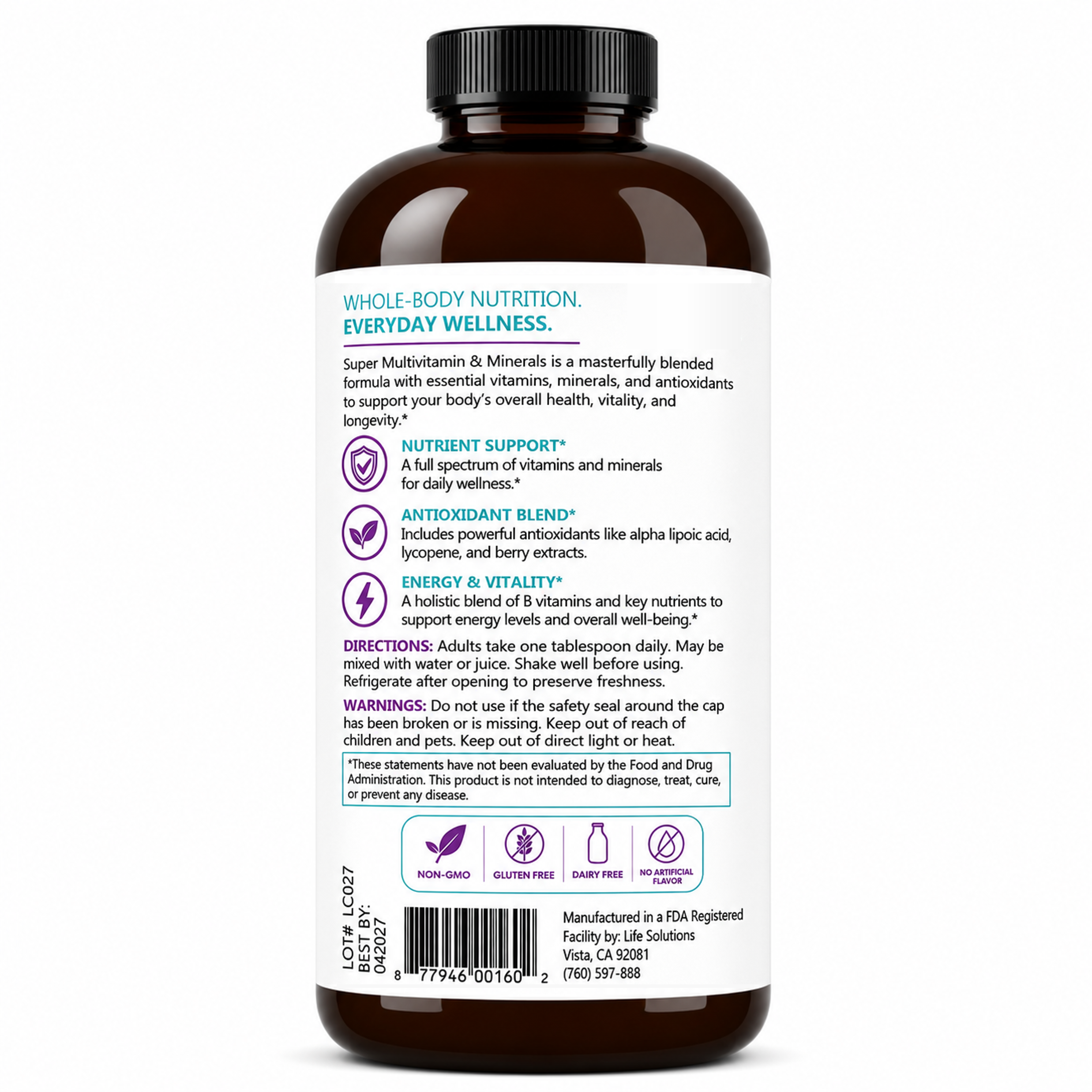 Super MultiVitamins and Minerals