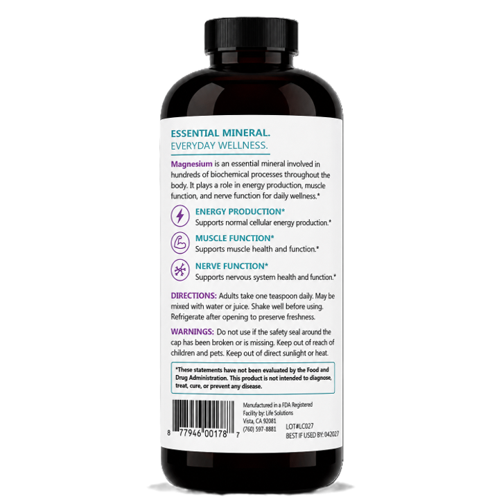 Liquid Magnesium Supplement