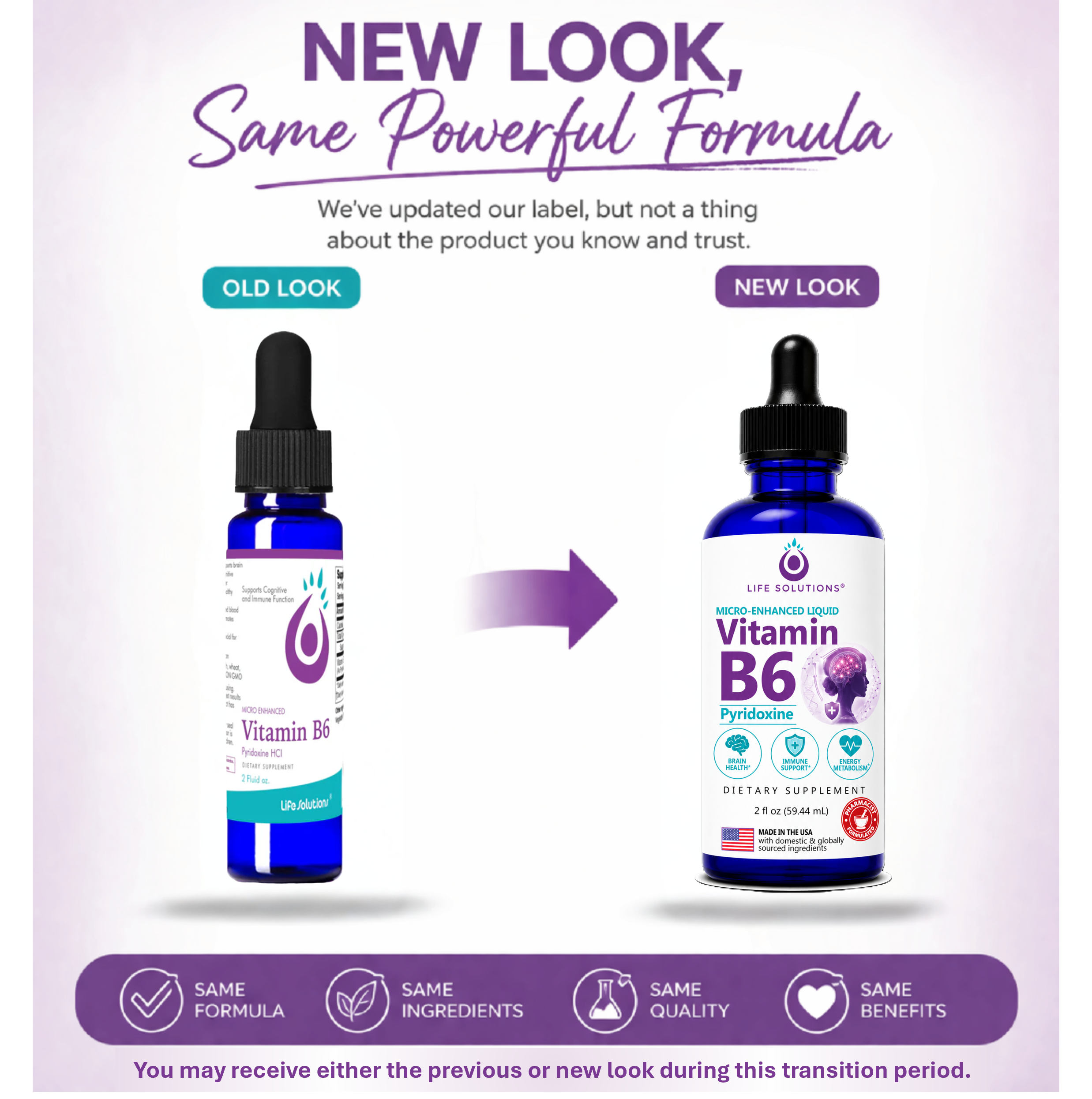 Liquid Vitamin B6 Dropper - 2 oz