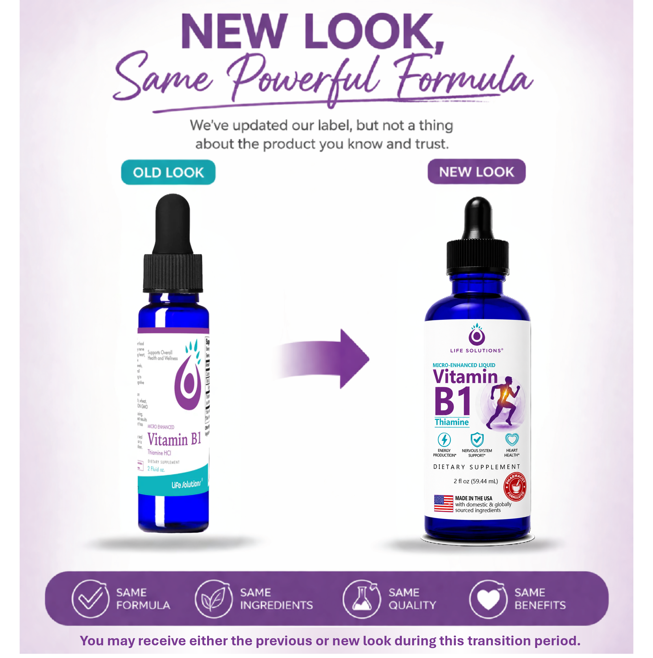 Liquid Vitamin B1 Dropper - 2 oz