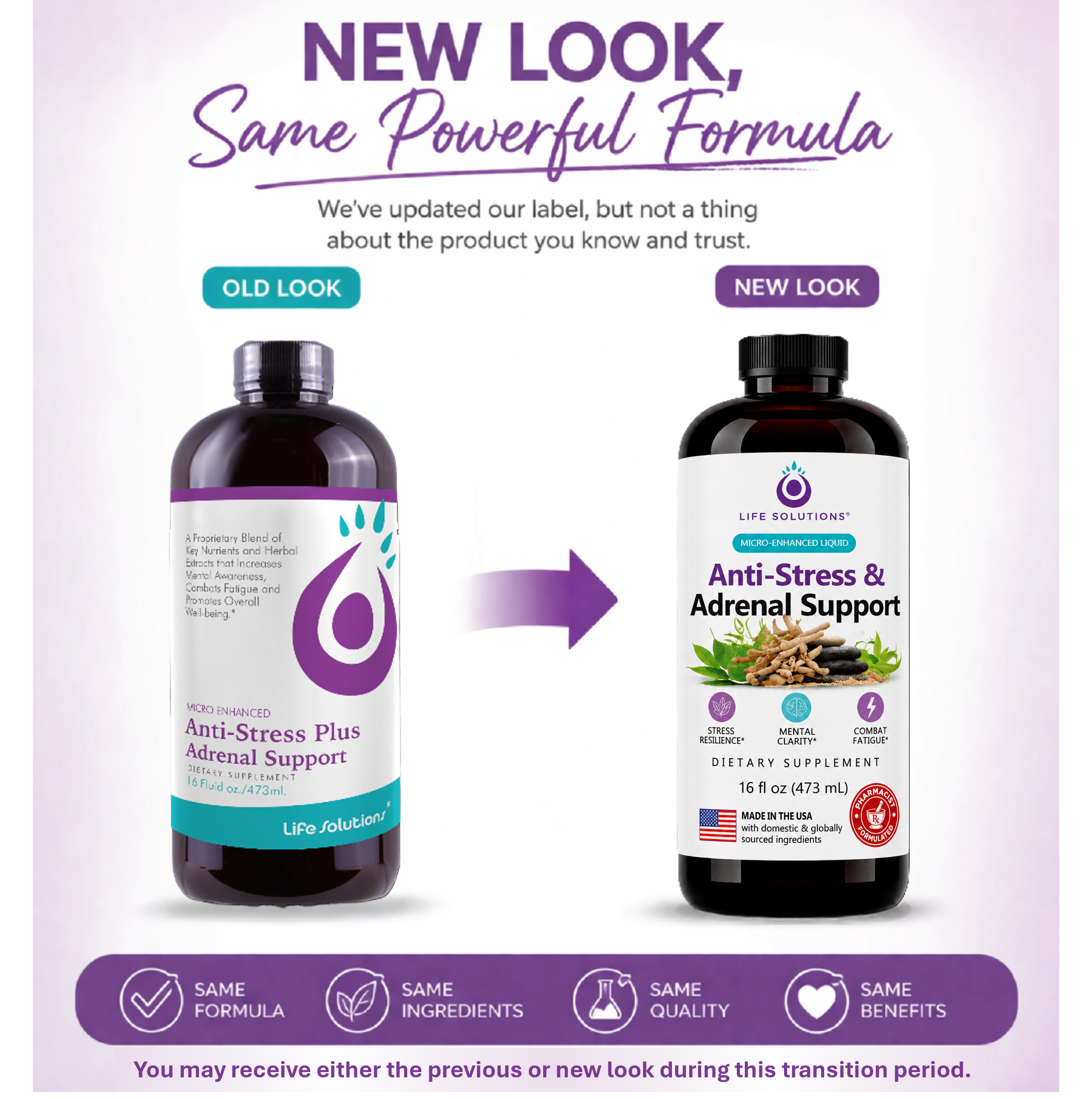 Liquid AntiStress Plus Adrenal Support Supplement