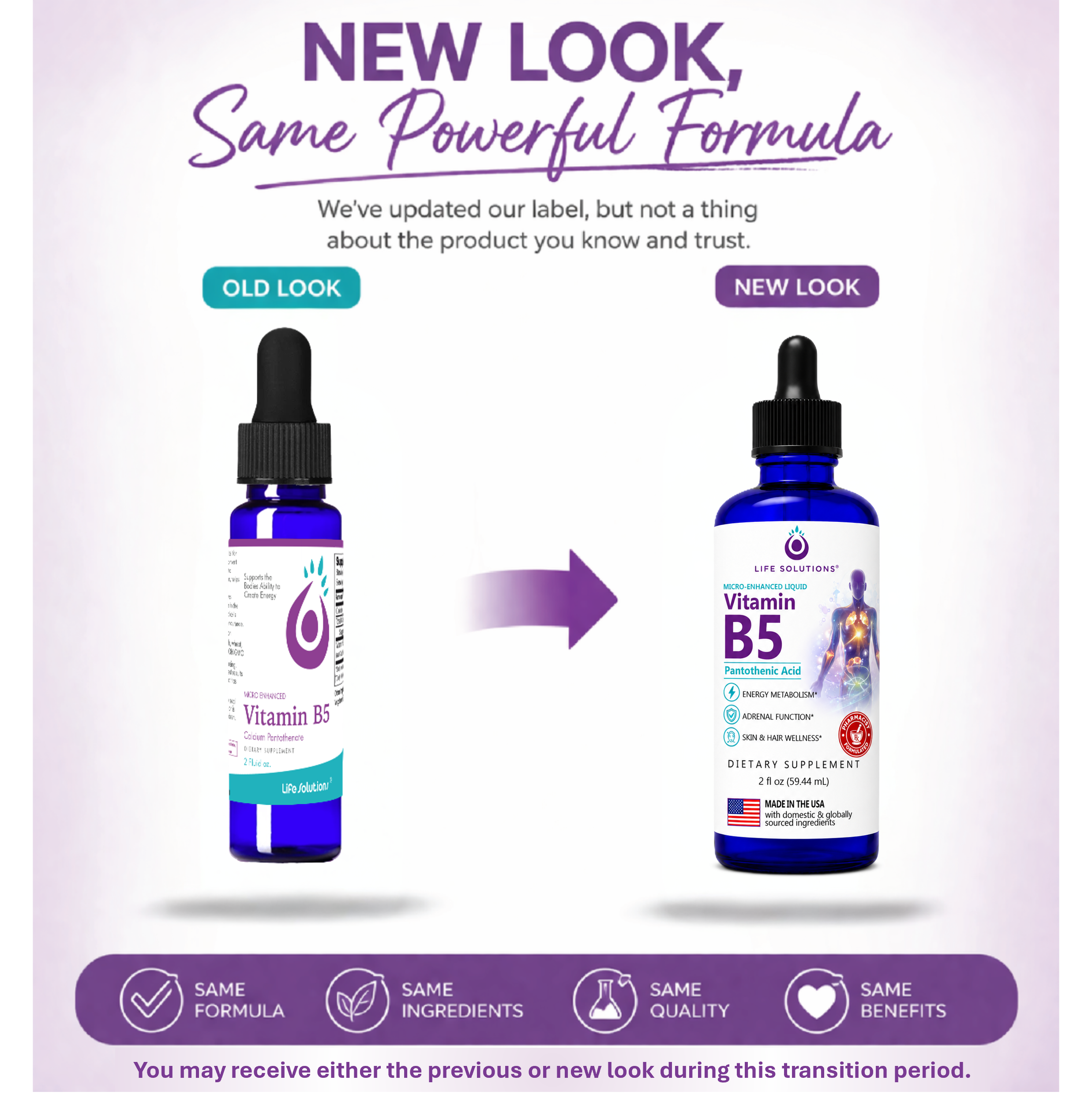 Liquid Vitamin B5 Dropper - 2 oz