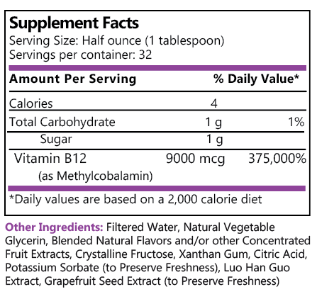 Liquid Vitamin B12 Triple Strength