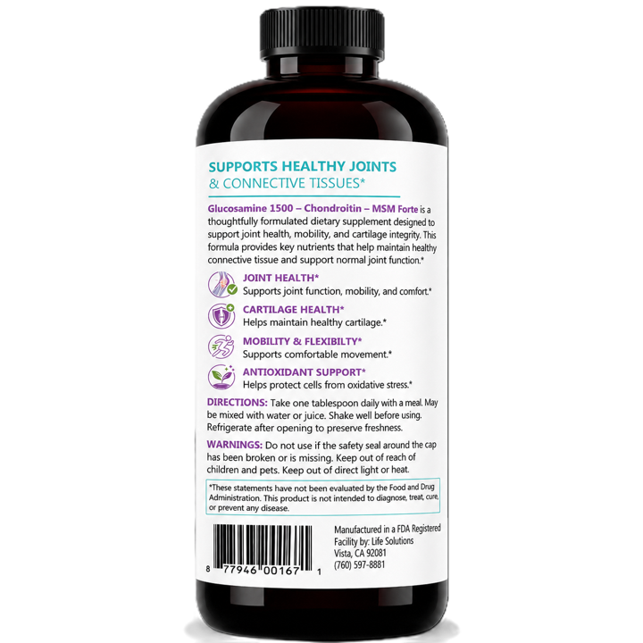 Liquid Glucosamine 1500 Chondroitin