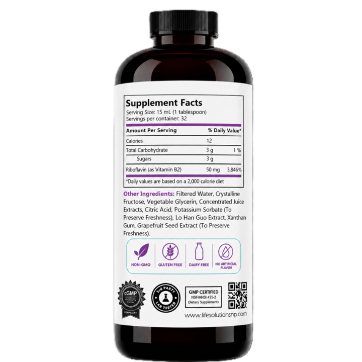 Liquid Vitamin B2 (Riboflavin)