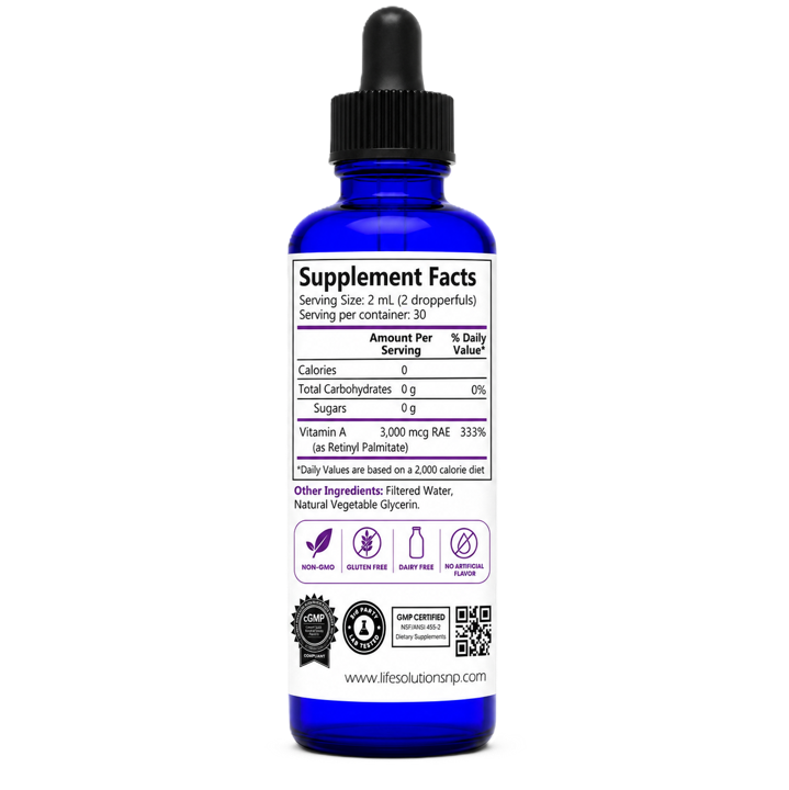 Liquid Vitamin A Dropper - 2 oz