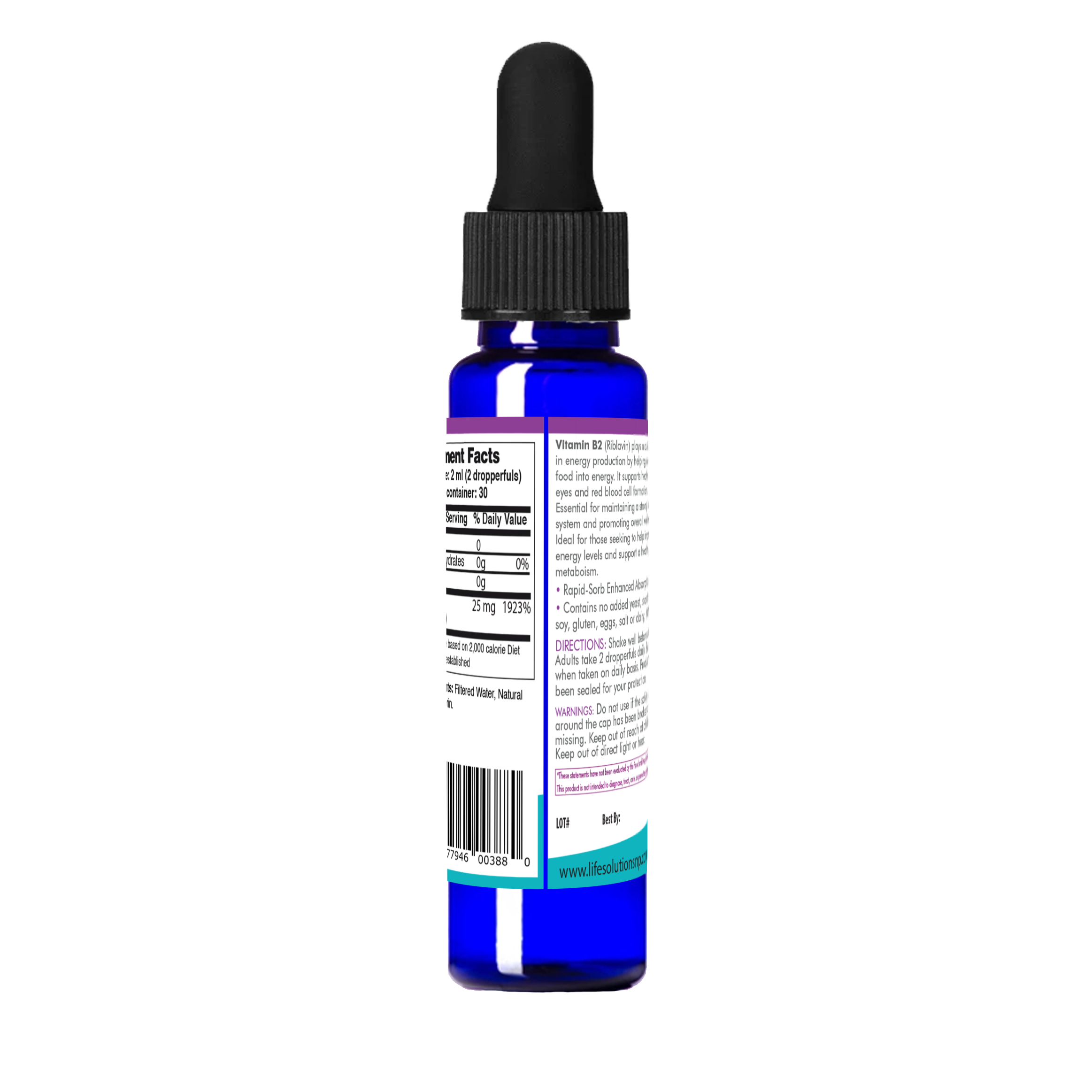 Liquid Vitamin B2 Dropper