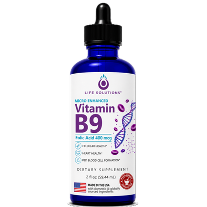Liquid Vitamin B9 Dropper – 2 oz