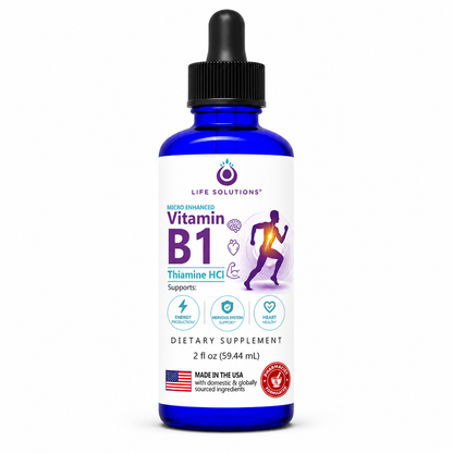 Liquid Vitamin B1 Dropper - 2 oz