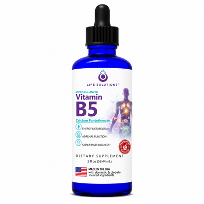 Liquid Vitamin B5 Dropper — 2 oz