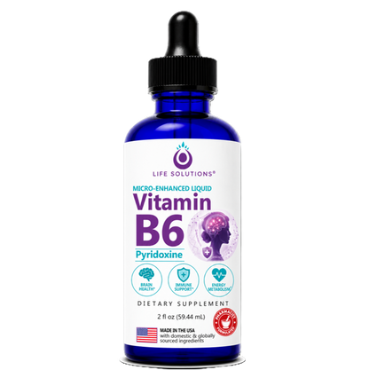 Liquid Vitamin B6 Dropper - 2 oz