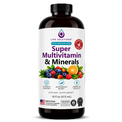 Liquid Super Multivitamins and Minerals
