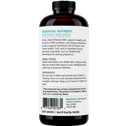 Liquid Folic Acid Supplement