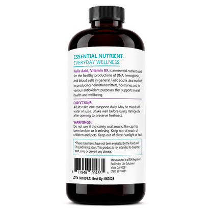Liquid Folic Acid Supplement