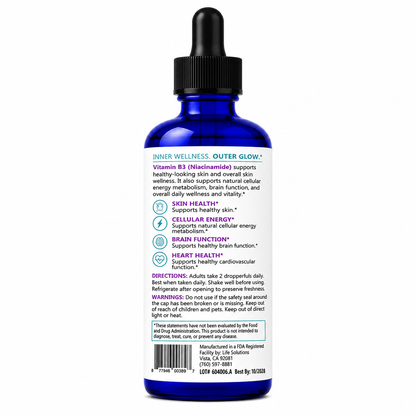 Liquid Vitamin B3 Dropper