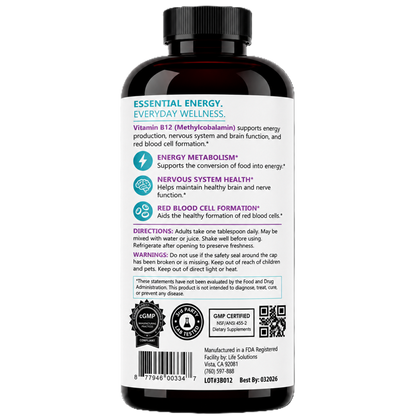 Liquid Vitamin B12 Triple Strength