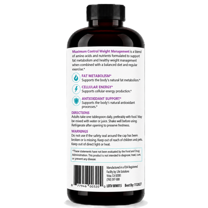 Liquid Maximum Control Weight Management