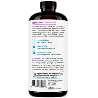 Liquid L-Carnitine + CoQ10