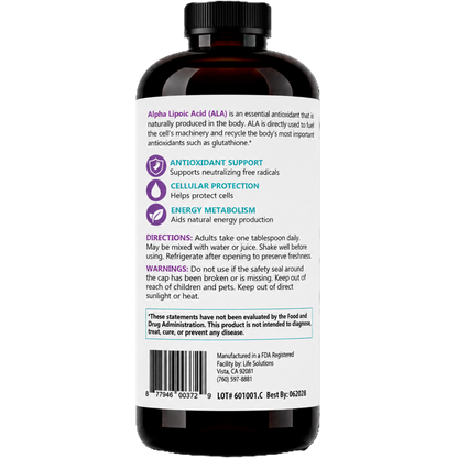 Liquid Alpha Lipoic Acid (ALA)