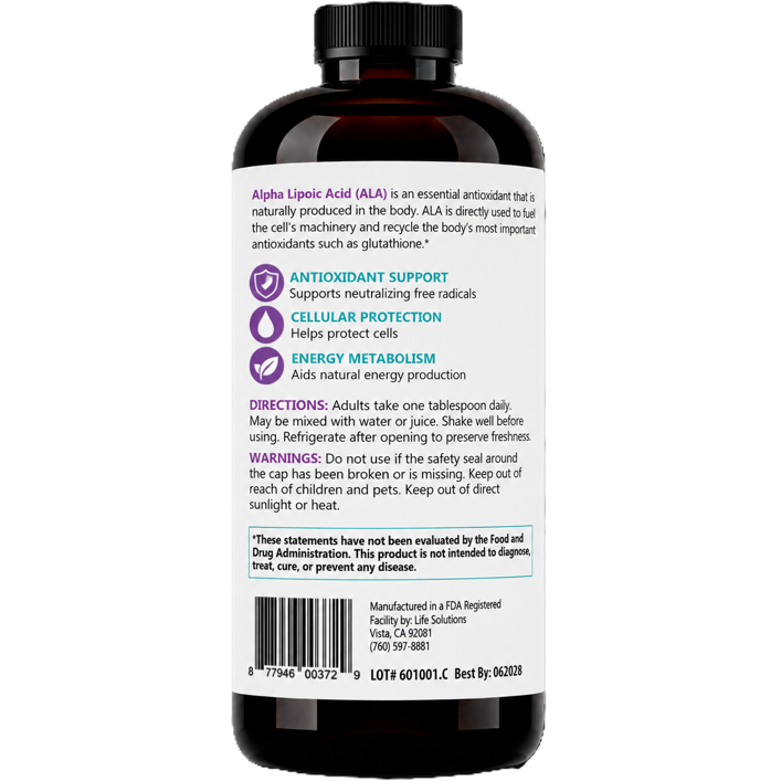 Liquid Alpha Lipoic Acid (ALA)