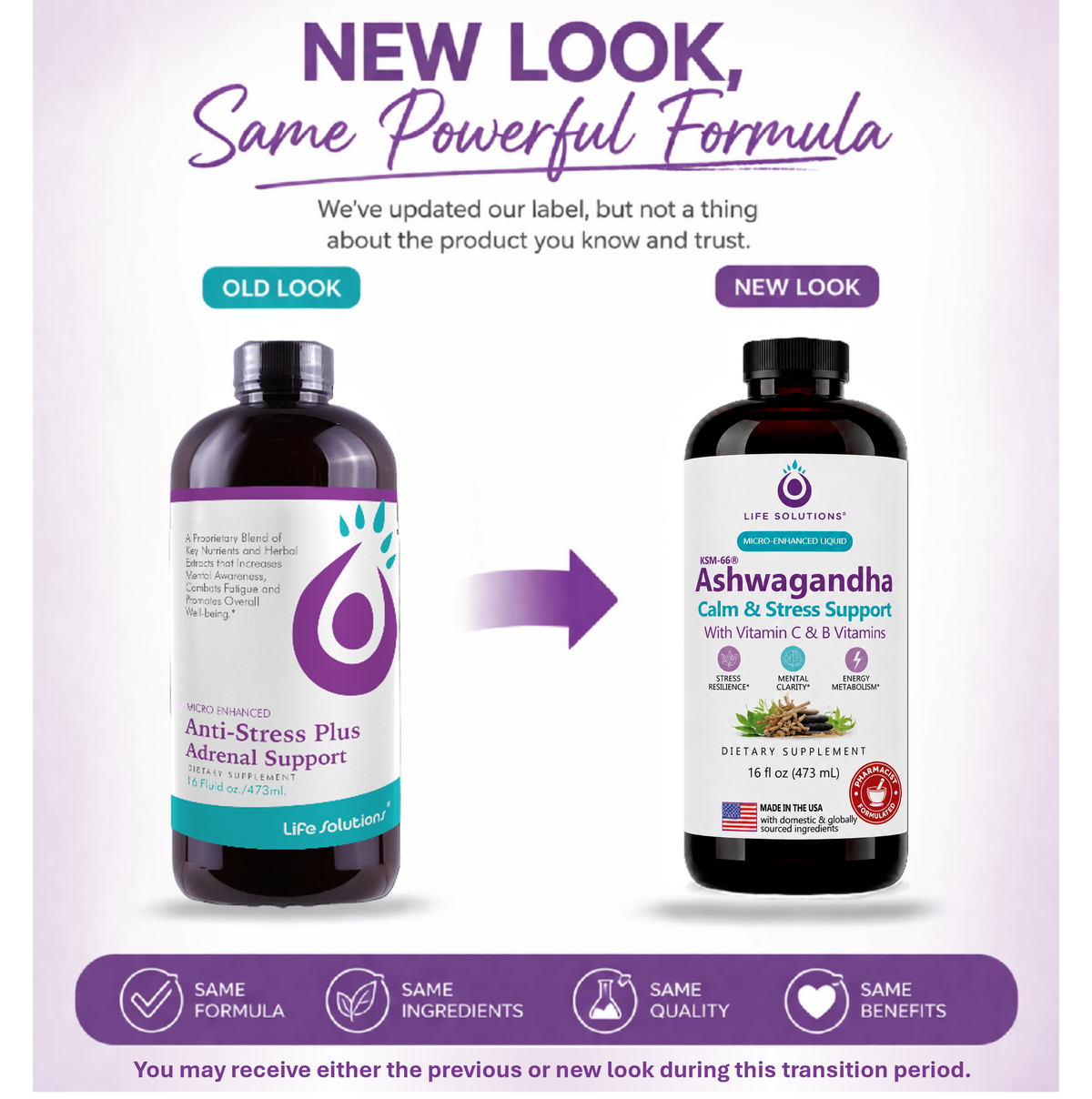 Liquid Ashwagandha Calm & Stress Support Supplement