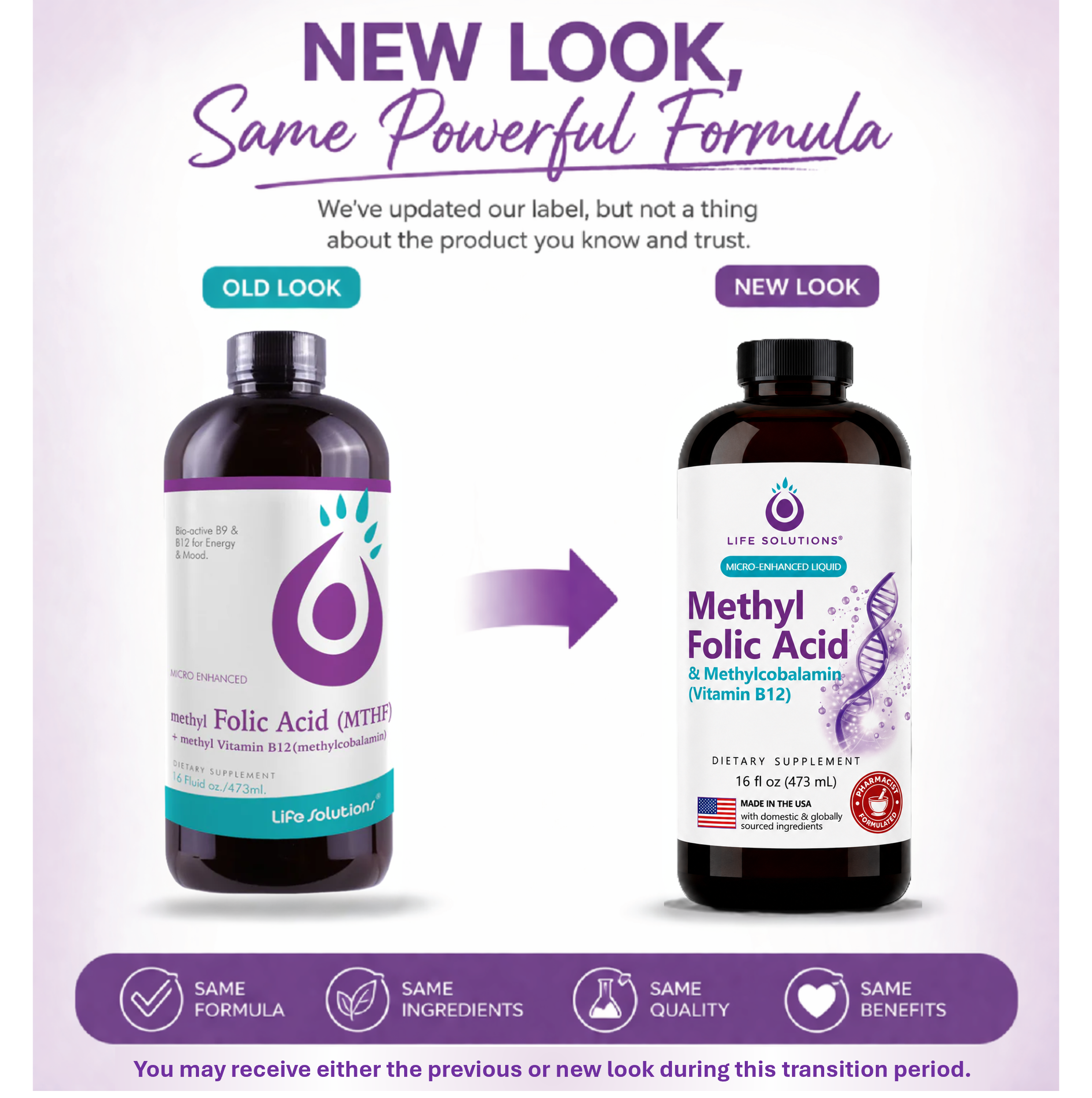 Liquid Methyl Folic Acid + Methyl Vitamin B12