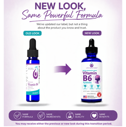 Liquid Vitamin B6 Dropper - 2 oz