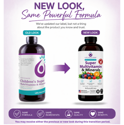 Liquid Super Multivitamins and Minerals