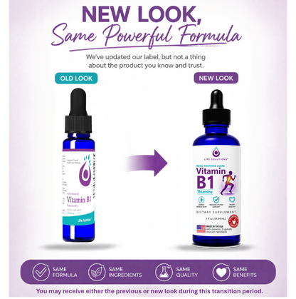 Liquid Vitamin B1 Dropper - 2 oz