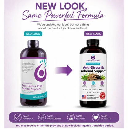 Liquid AntiStress Plus Adrenal Support Supplement