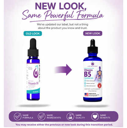 Liquid Vitamin B5 Dropper - 2 oz
