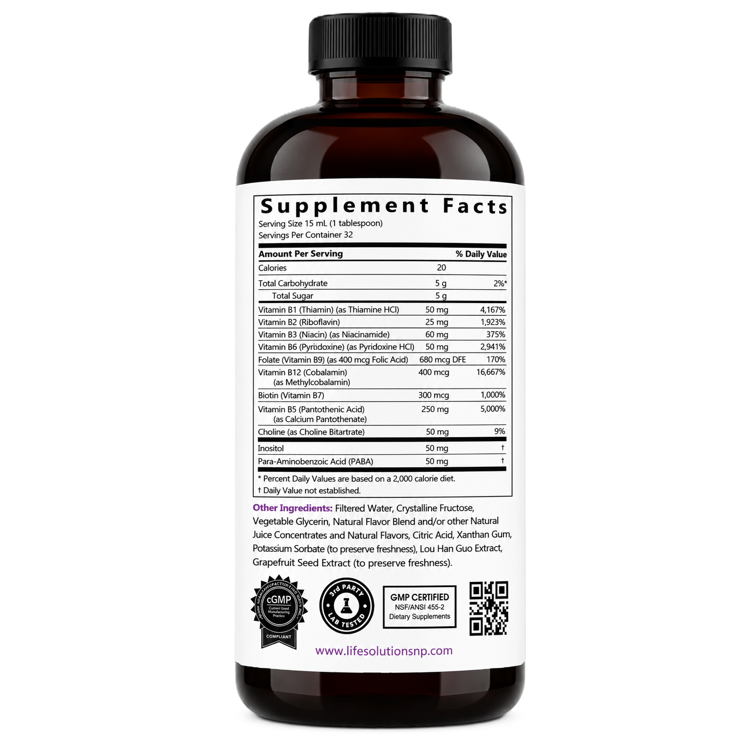 Liquid Super B Complex Vitamins