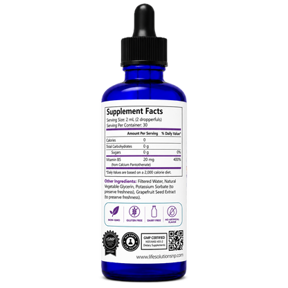Liquid Vitamin B5 Dropper - 2 oz