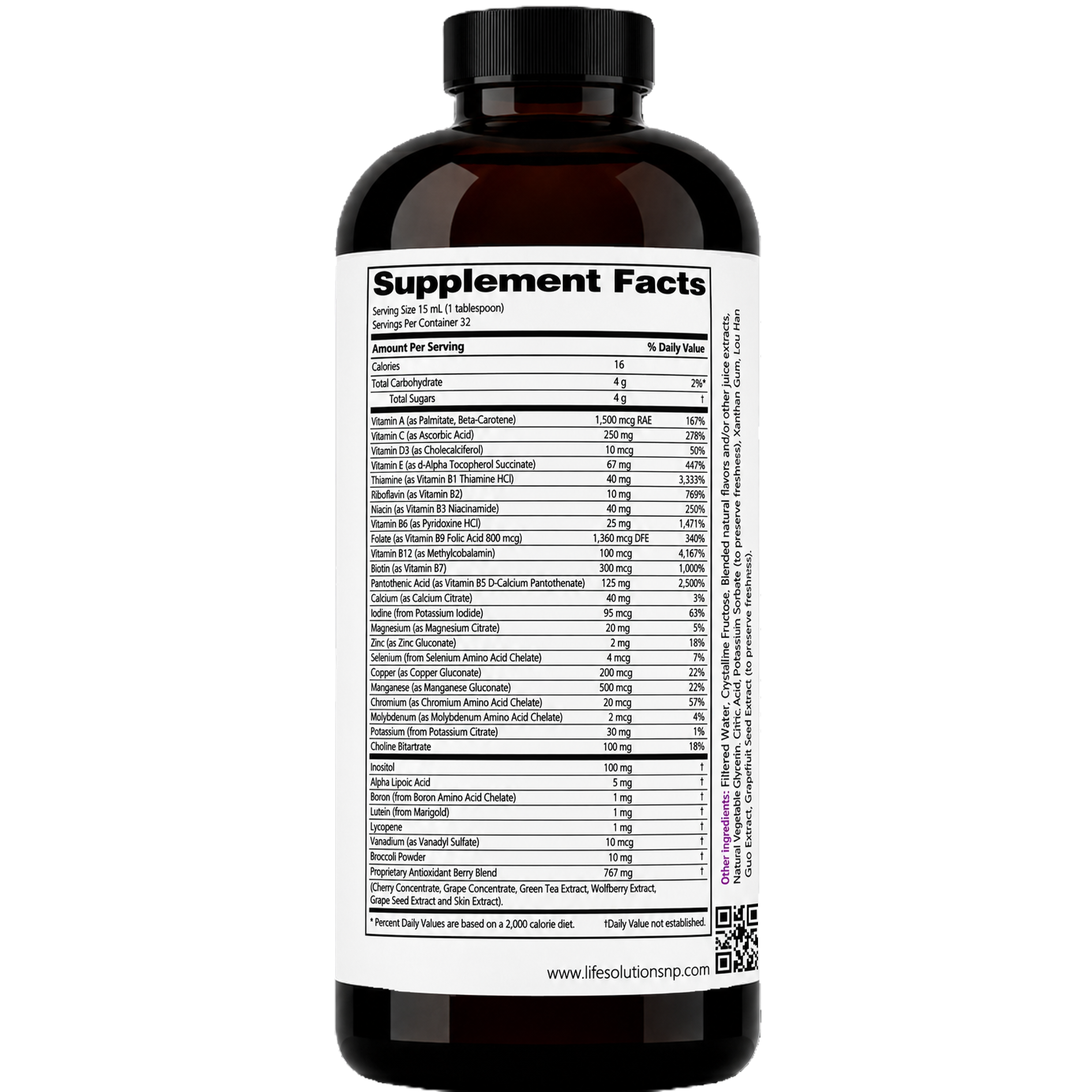 Liquid Super Multivitamins and Minerals