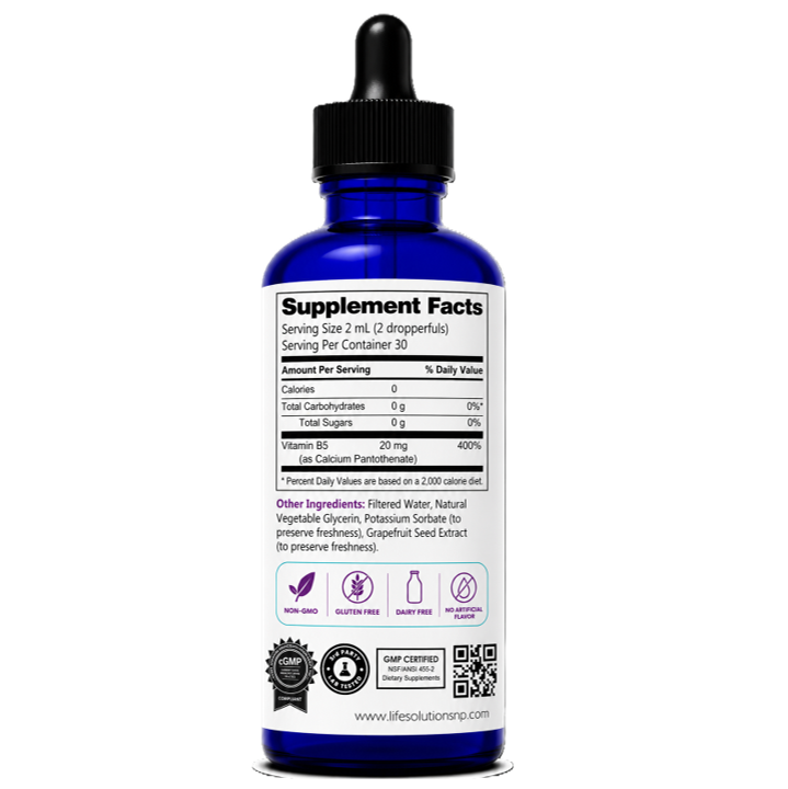 Liquid Vitamin B12 Dropper - 2 oz