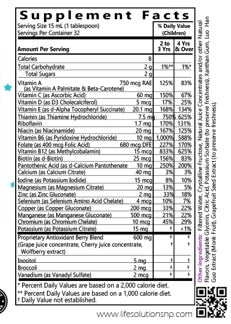 Liquid Children's Super Multivitamins & Minerals