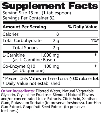 Liquid L-Carnitine + CoQ10