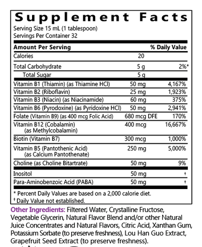 Liquid Super B Complex Vitamins