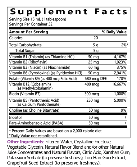 Liquid Super B Complex Vitamins