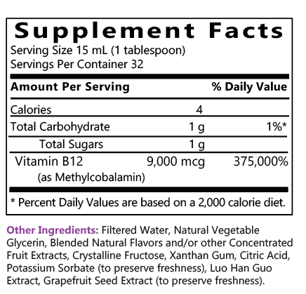 Liquid Vitamin B12 Triple Strength