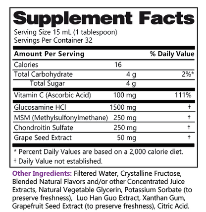 Liquid Glucosamine 1500 Chondroitin