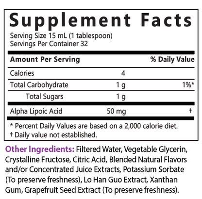 Liquid Alpha Lipoic Acid (ALA)