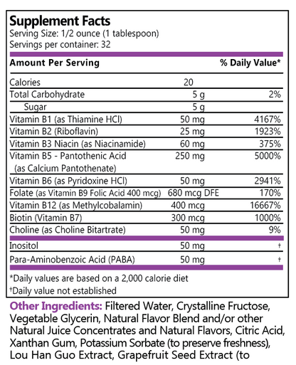 Liquid Super B Complex Vitamins