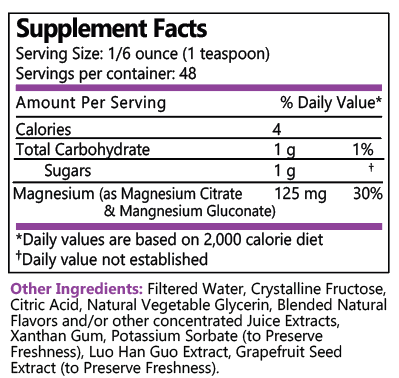 Liquid Magnesium Supplement
