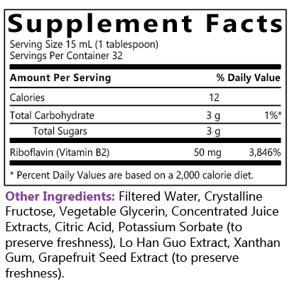 Liquid Vitamin B2 (Riboflavin)