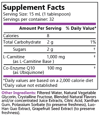 Liquid L-Carnitine + CoQ10